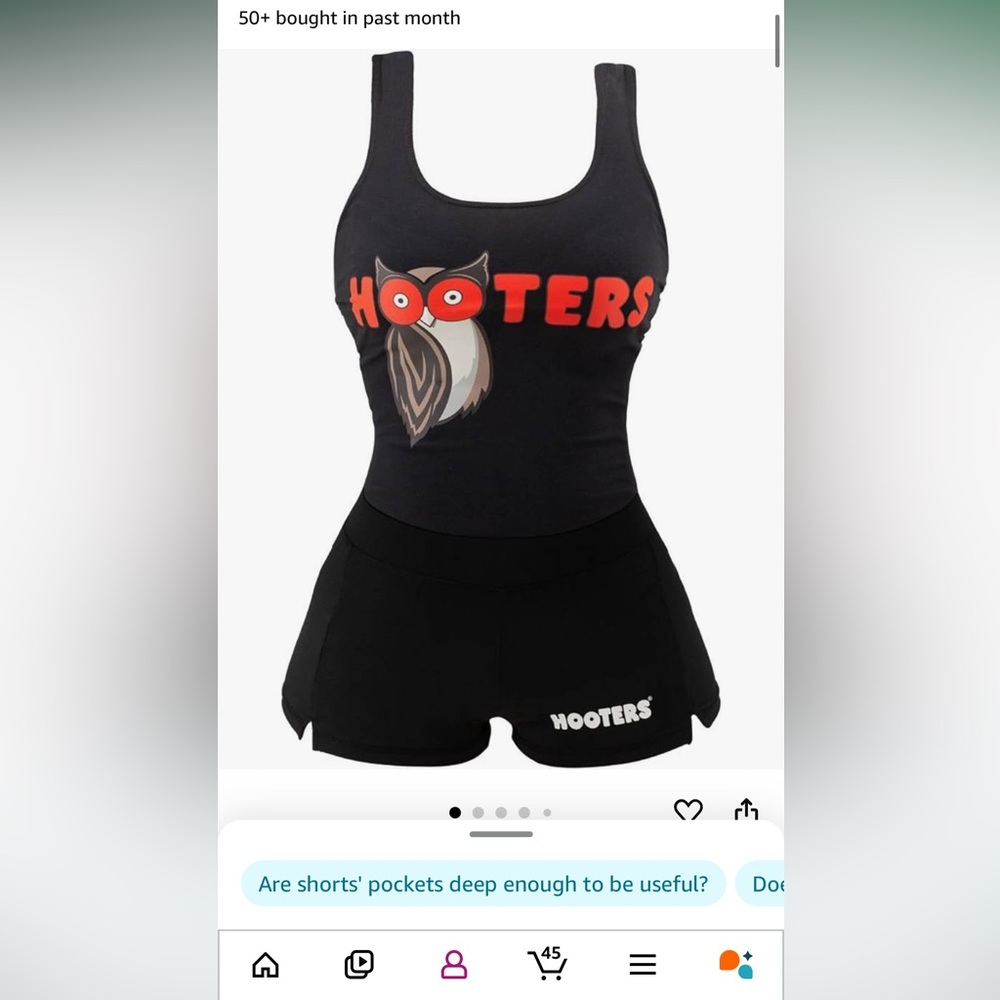 NWT- Hooters outfit